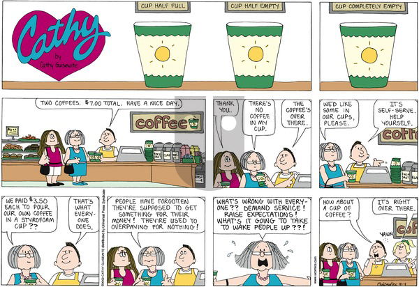 Cathy Classics on Sunday August 4, 2013 Comic Strip