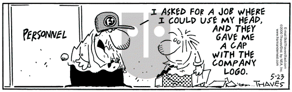 Frank and Ernest on Tuesday May 23, 2000 Comic Strip