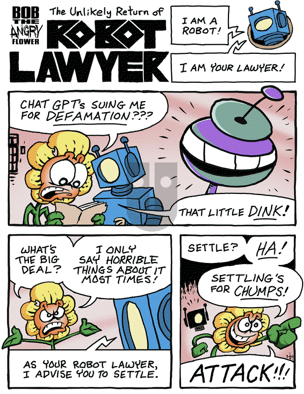 Bob the Angry Flower on Monday January 6, 2025 Comic Strip