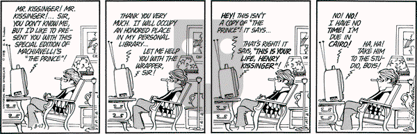 Doonesbury on Monday March 17, 1975 Comic Strip