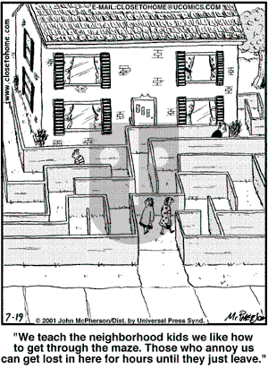 Close to Home on Wednesday July 19, 2006 Comic Strip