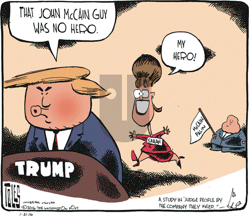 Tom Toles on Thursday January 21, 2016 Comic Strip