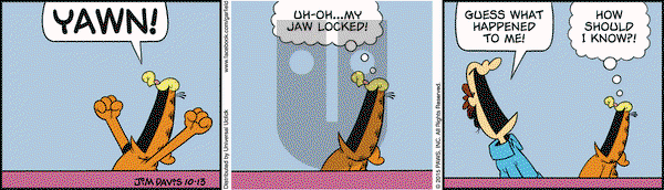 Garfield on Tuesday October 13, 2015 Comic Strip