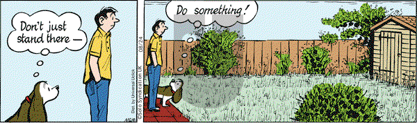 Fred Basset on Monday August 24, 2015 Comic Strip