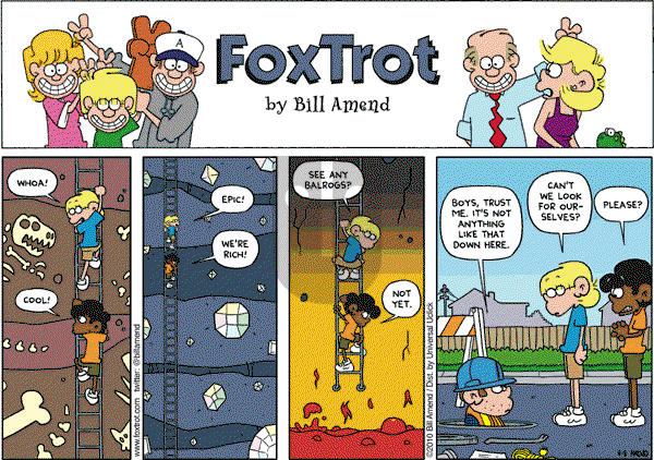 FoxTrot - Sunday August 8, 2010 Comic Strip