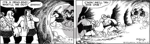 Alley Oop on Wednesday May 5, 1976 Comic Strip