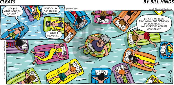 Cleats on Sunday August 31, 2008 Comic Strip