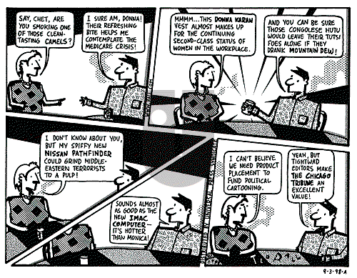 Ted Rall on Thursday September 3, 1998 Comic Strip