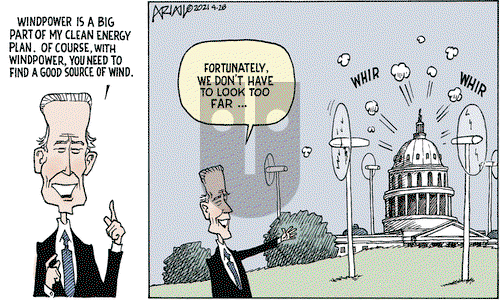 Robert Ariail on Wednesday April 28, 2021 Comic Strip