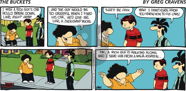 The Buckets on Sunday April 29, 2018 Comic Strip