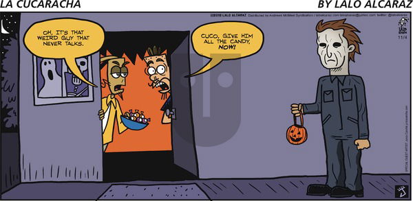 La Cucaracha - Sunday November 4, 2018 Comic Strip