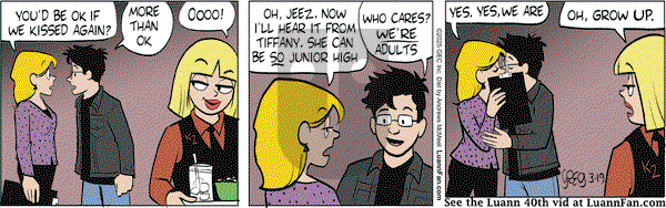 Luann on Wednesday March 19, 2025 Comic Strip