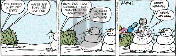 Cleats on Friday January 18, 2008 Comic Strip