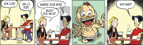 Baldo on Thursday February 23, 2006 Comic Strip