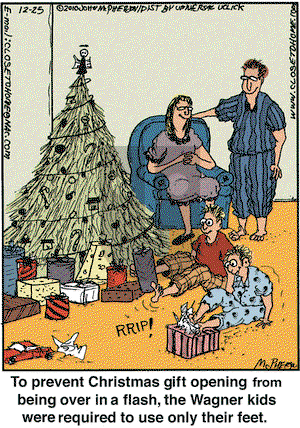 Close to Home on Saturday December 25, 2010 Comic Strip