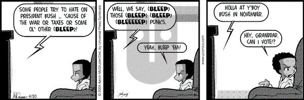 The Boondocks on Friday December 2, 2011 Comic Strip