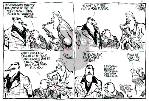 Pat Oliphant on Monday May 17, 1999 Comic Strip