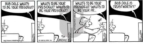 Arlo and Janis on Tuesday October 29, 1996 Comic Strip