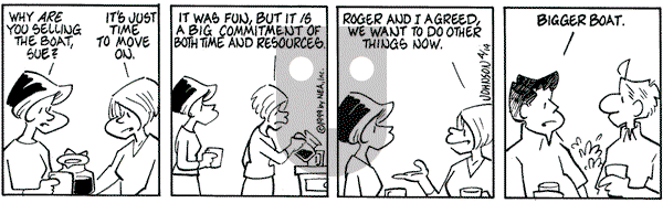 Arlo and Janis on Wednesday April 14, 1999 Comic Strip