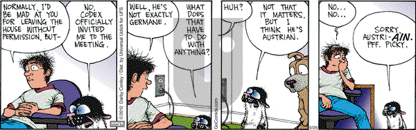 Get Fuzzy on Wednesday September 26, 2012 Comic Strip