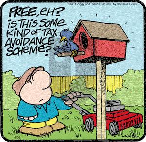Ziggy on Saturday April 26, 2014 Comic Strip