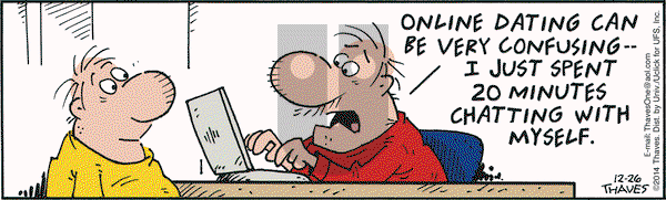 Frank and Ernest on Friday December 26, 2014 Comic Strip