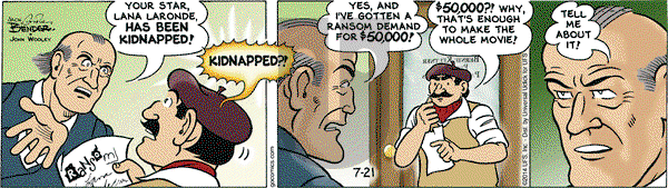 Alley Oop on Monday July 21, 2014 Comic Strip