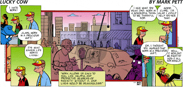 Lucky Cow on Sunday March 30, 2025 Comic Strip