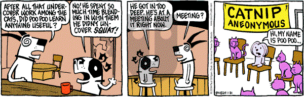 Pooch Cafe on Saturday January 31, 2004 Comic Strip