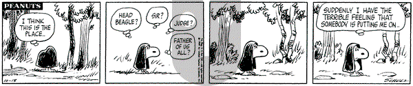 Peanuts on Saturday October 18, 1969 Comic Strip