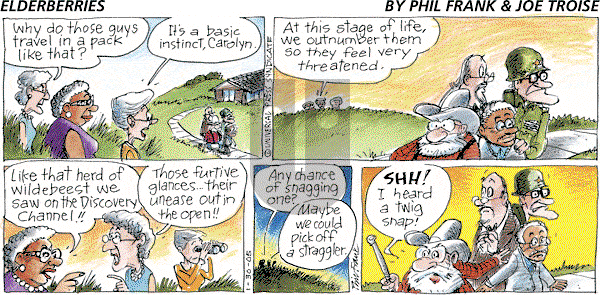 The Elderberries on Sunday January 30, 2005 Comic Strip