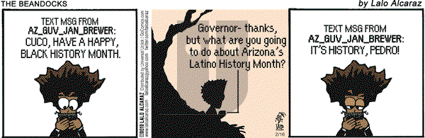 La Cucaracha on Thursday February 16, 2012 Comic Strip