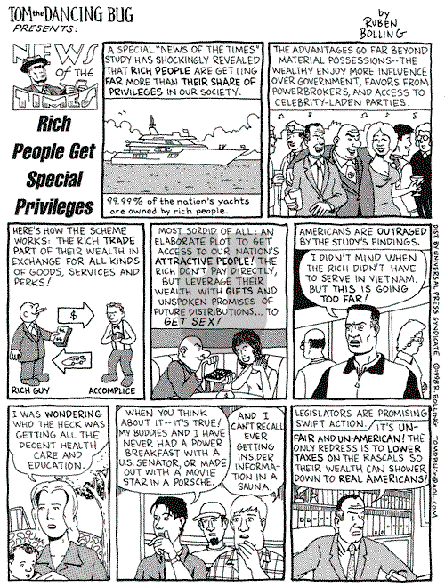 Tom the Dancing Bug on Sunday May 3, 1998 Comic Strip