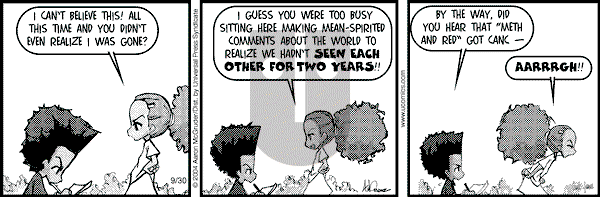 The Boondocks on Thursday May 3, 2012 Comic Strip