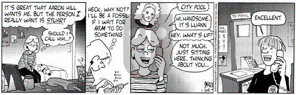 Luann on Wednesday January 24, 2001 Comic Strip