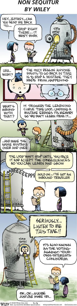 Non Sequitur on Sunday April 13, 2025 Comic Strip