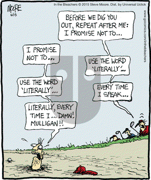 In the Bleachers on Saturday June 13, 2015 Comic Strip