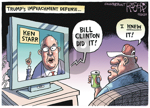 Rob Rogers on Wednesday January 22, 2020 Comic Strip