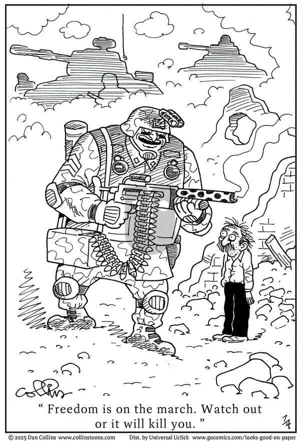 Looks Good on Paper on Friday July 4, 2025 Comic Strip