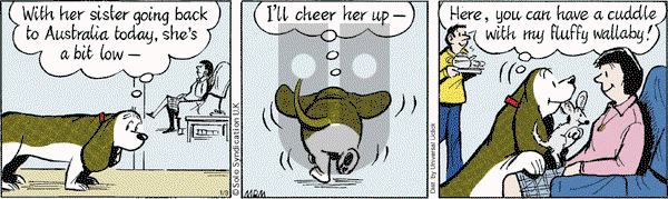 Fred Basset - Friday January 3, 2014 Comic Strip
