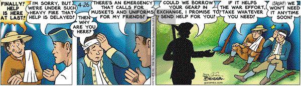 Alley Oop - Thursday April 26, 2018 Comic Strip