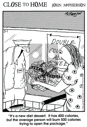 Close to Home on Friday March 1, 1996 Comic Strip