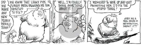 The Grizzwells on Friday December 29, 2000 Comic Strip