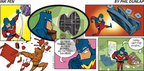 Ink Pen on Sunday October 14, 2007 Comic Strip