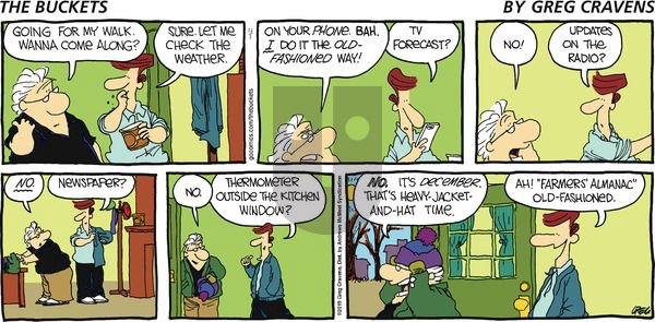 The Buckets on Sunday December 1, 2019 Comic Strip