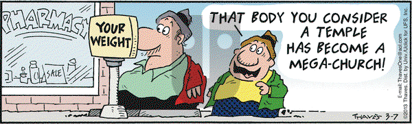 Frank and Ernest on Thursday March 7, 2013 Comic Strip