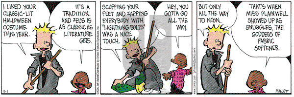 Frazz on Tuesday November 1, 2005 Comic Strip