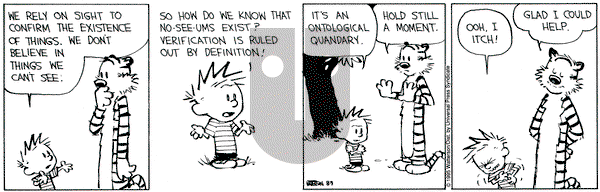 Calvin and Hobbes on Wednesday August 9, 1995 Comic Strip