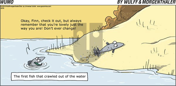 WuMo on Sunday August 28, 2016 Comic Strip
