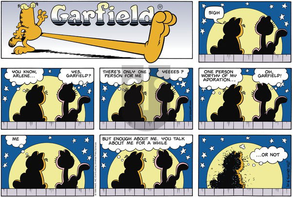 Garfield on Sunday March 14, 1999 Comic Strip